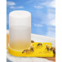 QWORK® 3 Pcs Abreuvoir Abeille Plastique, Distributeur d'eau pour Abeilles, Apiculture Materiel