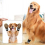 AOOTUERL Lot de 2 paires de chaussettes antidérapantes pour chien - Protection des pattes - Réglables - Antidérapantes - Pour év
