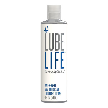 LubeLife Lubrifiant anal à base d'eau pour hommes, femmes et couples – Lubrifiant personnel sans danger pour l'ingestion, compat