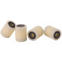 Lot de 4 rouleaux en nylon de 30 mm de diamètre et 40 mm de large, roulement de 8 mm usinés avec précision dans l'UE (30-40-8)