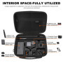 Veftsvy Étui de Transport Compatible avec DJI Osmo Action 5 Pro, Sacoche de Transport, Sac de Rangement de Caméras d'action pour