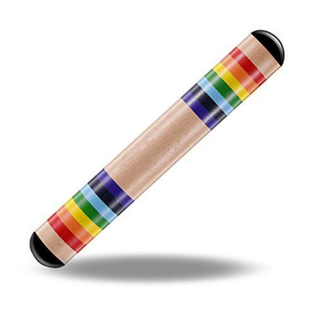 LHKJ Accessoire pour Instrument De Musique, Instrument de Musique coloré en Bois, Bâton De Pluie