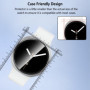 Pollachi Verre Trempé pour Samsung Galaxy Watch 8 (40mm)(Lot de 3) Film en Protection ecran,Dureté 9H,Sans Bulles,Anti Rayures V