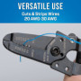 Jonard Tools JIC-2030 Pince à dénuder et coupeur, 20-30 AWG, longueur 15,4 cm, finition oxyde noir
