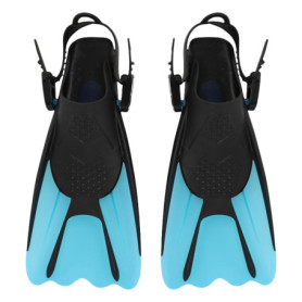 Palmes de Natation, Palmes de Plongée Réglables, Palmes Courtes Unisexes, Palmes Natation(Taille 34-38 ), Palmes de Plongée en A