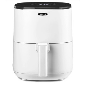 BELLA Friteuse à Air Numérique de 2.9 QT, Multifonction 5-en-1 avec Grille et Panier Antiadhésifs Amovibles et Lavables au Lave-