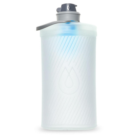 HydraPak FLUX + KIT DE FILTRE 1,5 L - Bouteille d'eau de randonnée pliable - Sans BPA, ultra léger bouchon à vis anti-déversemen
