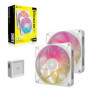 Refroidissement PC - CORSAIR - CO-9051040-WW - iCUE LINK RX140 RGB Max White Dual Fan