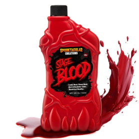 Spooktacular Creations Halloween 532 ml Botella de Sangre falsa, Sangre de Vampiro para Halloween Disfraz Zombi Monstruo Maquill
