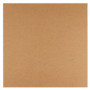 Lot de 24 feuilles plates en carton ondulé pour emballages, expéditions, travaux manuels - Marron type kraft - 30,5 x 30,5 cm