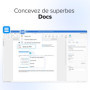 Suite de bureau 4 en 1 MobiOffice Lifetime pour Windows | Licence Lifetime | Traitement de texte, feuilles de calcul, présentati