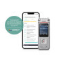 Philips VoiceTracer DVT4115 Enregistreur audio, MP3-PCM, 3 microphones Hifi, enregistrement à distance possible. Licence d'essai