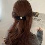 Inilbran Barrettes À Cheveux Noeud En Velours Vintage Barrette À Cheveux Noeud En Satin Velours Noir Barrette À Cheveux Noeud En