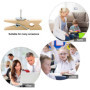 Netspower Pinces à Clipser Piquets en Bois avec épingles, 50 pièces Pinces à Bois pour Cartes Notes Photos École Bureau Artisana