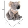Wild Republic Cuddlekins Koala, Animal en Peluche, 30 cm, Cadeau pour Bébés, Peluche Écologique, Rembourrage Fabriqué à Partir d