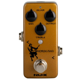 NUX Horseman Overdrive Pédale effet guitare avec modes Or et Argent