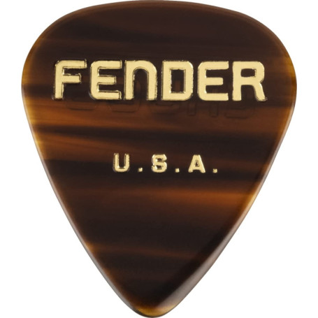 Fender® »CHUGG - 351 PICK« Médiators pour guitare - 6 Pièces - 1.5mm