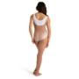 Capezio Collant étriers Ultra Doux Moulant, Beige, L Femme