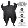 Morphsuits Deguisement Gonflable Megamorph Adulte Noir, Costume Sumo Gonflable Combat Adulte, Deguisement Sumo Adulte, Déguiseme