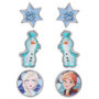 Disney SH00602RL.PH Ensemble de boucles d'oreilles Frozen, taille unique, Métal, Pas de gemme