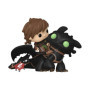 Funko Pop! Rides Deluxe: HTTYD – Hiccup with Toothless - How to Train Your Dragon - Figurine en Vinyle à Collectionner - Idée de
