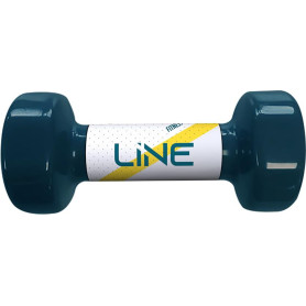 POIDS 1X 2KG - DUMBBELL - HALTERE A L'UNITE POUR GYM, MUSCULATION ET RENFORCEMENT - LINE, Bleu