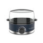 TERRAILLON - NEW MOON - Cuiseur à oeuf électrique, Capacité 7 oeufs, 410 W, Minuteur intégré, couvercle intégré, gobelet de mesu
