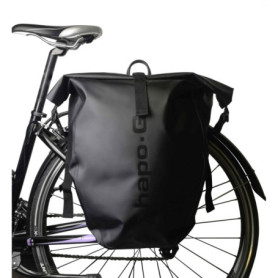 Hapo-G - Sacoche vélo Porte Bagage arrière - Accessoire vélo, Velo Electrique (VAE), VTT, VTC, Ville - Grande capacité de 20L - 