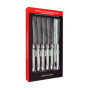 Laguiole Production 20100001 Coffret 6 Couteaux Steak Laguiole de table Manche Métal Inox, Argent