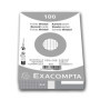 Exacompta - Réf. 10209E - Paquet de 100 fiches bristol quadrillées 5x5 non perforées - sous film - compatibles avec imprimante j