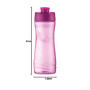 Maped Picnik Origins - Gourde avec Capuchon et Poignée - Bouteille d'Eau Etanche en Plastique - Rose - 500ml