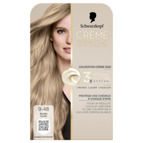 Schwarzkopf - Coloration Permanente - Creme Supreme - Resultat Couleur Uniforme - Coloration Creme Soin - Bonding - Pre-serum et