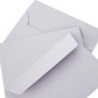 Clairefontaine 5326C - Paquet de 20 Enveloppes Auto-Adhésives - Format C6 11,4x16,2cm - 120g/m² - Coloris Gris Koala - Invitatio