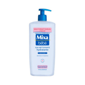 Mixa Bébé - Eau Nettoyante Hydratante & Lavante - Pour le Soin et la Toilette Quotidienne des Bébés et des Peaux les plus Sensib