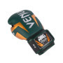 Venum, Elite Gants de boxe, Mixte Adulte, 10 Oz, Vert/Bronze/Argent
