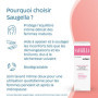 Saugella - Poligyn - Soin lavant intime - Ménopause - Soulage les désagréments et démangeaisons intimes - Lot de 3x250ml