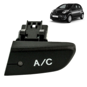 Bouton climatisation compatible pour C1, Peugeot 107 et Toyota Aygo (2005-2014) Interrupteur de climatisation 6554KX
