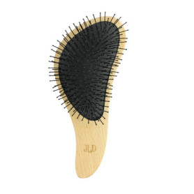 JEAN LOUIS DAVID - Brosse S Démêlante en Bois FSC - Picots Nylon Ultra Flexibles