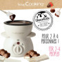 ScrapCooking - Chocolate Factory - Appareil Fondue à Chocolat - Pour 2 à 4 Personnes - Machine Fondue Chocolat Électrique - Idée