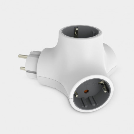 Rallonge 3 prises Schuko sans interrupteur KSIX MOLECULE Blanc 22,99 €