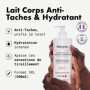 NUBIANCE - Lait Corps Éclaircissant & Unifiant Anti-Taches au Beurre de Karité - Protection contre l’Hyperpigmentation, Hydratat
