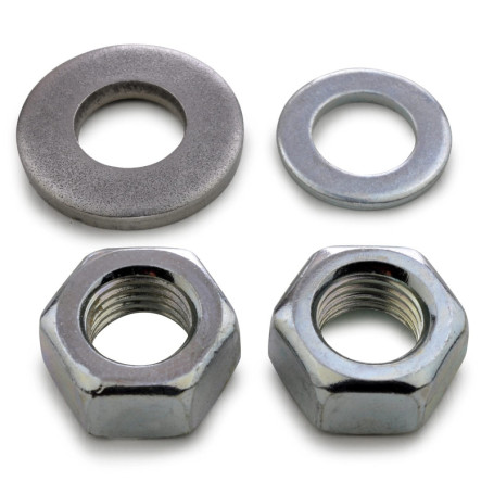 Easyboost 2 Ecrous M10 x 1.25 et Rondelles Variateur Allumage Vilebrequin MBK Booster Nitro Stunt Rocket Mach G Jog R Aerox Ovet