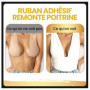 Boob Tape Ruban adhésif 7,5cmx5m Remonte Seins Invisible Ultra Large pour Meilleur Soutien des Seins | Ruban Poitrine+ 4 Caches-