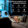 ANTIKOLOR réveil Enfant Jour Nuit - Veilleuse Enfant - Reveil educatif - Sommeil bébé - Deux alarmes - Machine de Sommeil - réve