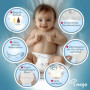 Lot de 102 couches jetables pour bébé, taille 5, anti-fuite, ultra douces, respirantes, super absorbantes, unisexes, 12-17 kg