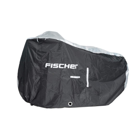 Fischer 50466 Garage à vélo Unisexe-Adulte, Argent/Noir, Normal