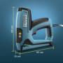 NOVUS TOOLS Agrafeuse électrique J-120 Kit avec 1800 agrafes │ Agrafeuse et cloueuse puissante pour agrafes en fil fin 6-14 mm e