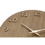TFA Dostmann Horloge Murale en Bois analogique, 60.3072.23, Horloge à Quartz, Accessoire de décoration, Horloge Murale Moderne, 