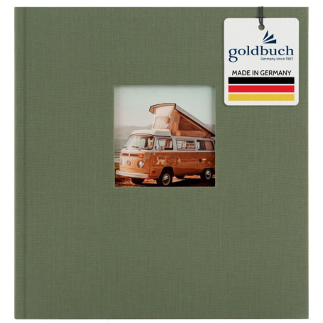 goldbuch Bella Vista 27 309 Album photo avec découpe photo artichaut 30 x 31 cm 60 pages blanches avec intercalaires en cristal 