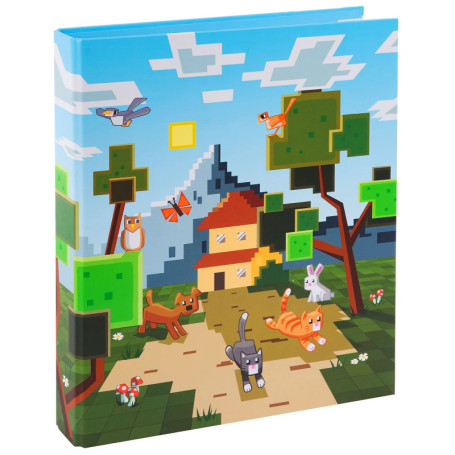 goldbuch 37 124 Classeur à anneaux Mein Game - Dimensions : 26 x 32 x 4 cm - Couverture en impression artistique - Classeur avec